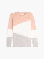 Vícebarevný pulovr
