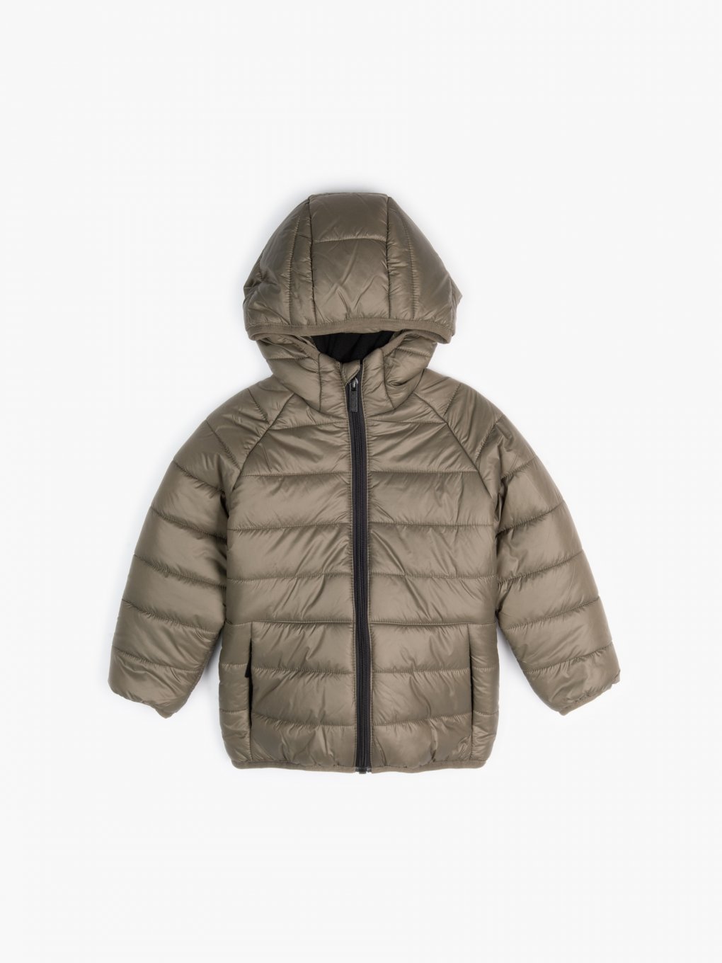 Basic fleece lined padded jacket