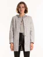 Pile lined coat