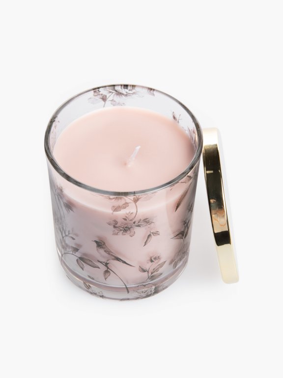 Basil scented candle