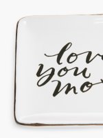 Decorative tray "love you more"
