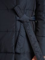 Dlouhá prošívaná bunda s vatováním z recykolvaného polyesteru