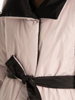 Oboustranná dlouhá prošívaná bunda s vatováním z recykolvaného polyesteru
