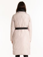 Reversible longline recycled polyester padded coat