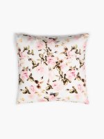 Flower print pillow