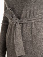 Fine knit turtleneck dress