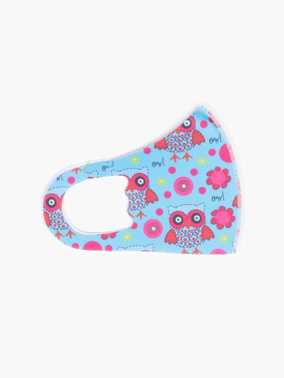 Printed reusable face mask for kids (2Y-7Y)