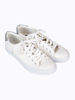 LACE UP SNEAKERS WITH SILVER DETAIL
