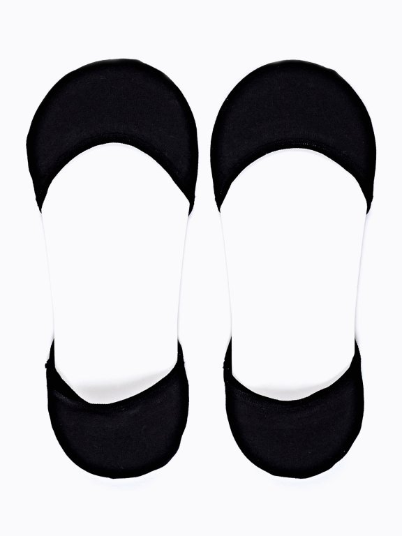 2-PACK BASIC FOOTIES WITH SILICONE HEEL