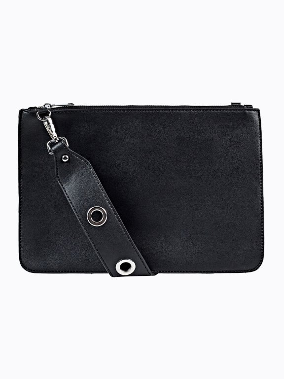 CROSS BODY BAG WITH EYELETS