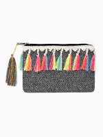 MULTIPURPOSE CASE WITH COLOURFUL TASSELS