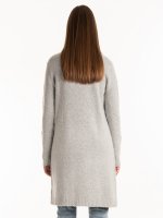 Longline knit blazer