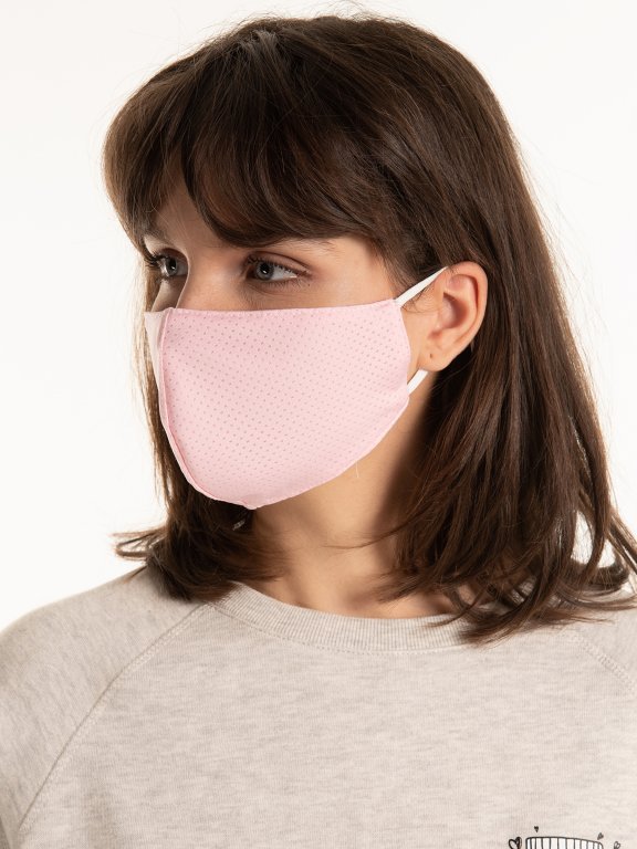 2-ply stretch reusable face mask