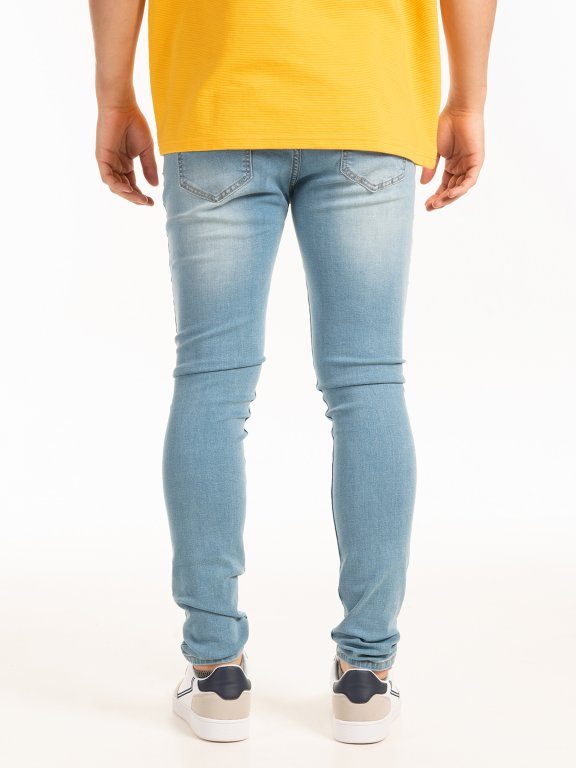 Jednoduché džíny slim