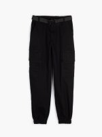 Cargo joggers with belt