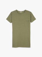 Basic longline t-shirt with pocket