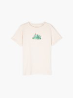T-shirt wykonany z bawełny organicznej z nadrukiem
