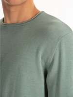 Jednoduchý bavlněný pulovr