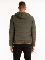 QUILTED PADDED JACKET WITH CONTRAST PIPING