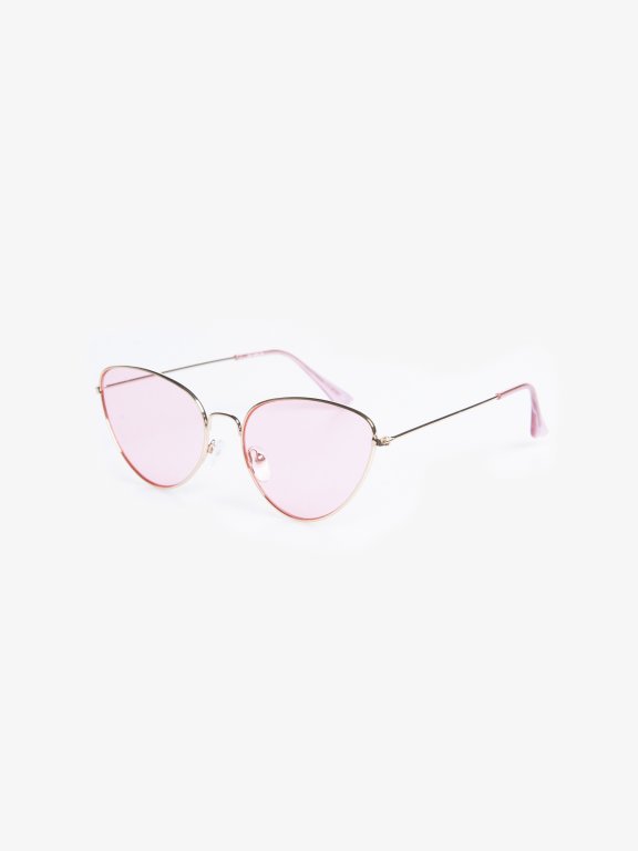 Colourfull lenses cat eye sunglasses