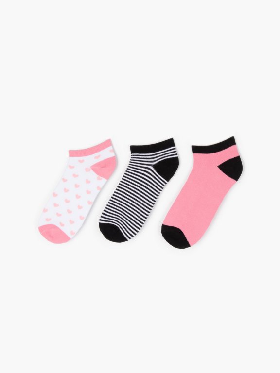 3-pack low-cut socks