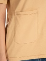 Tričko z organické bavlny s kapsou