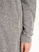 Longline zip-up hoodie