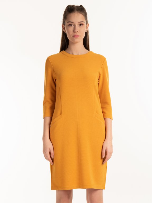 Structured dress with pockets