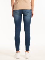 Jeansy skinny z elastycznym paskiem