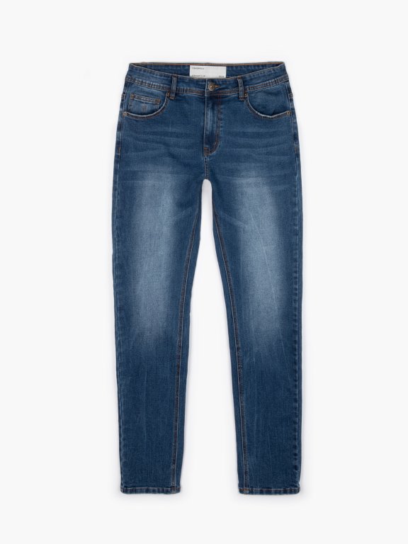 Základní džíny straight slim fit