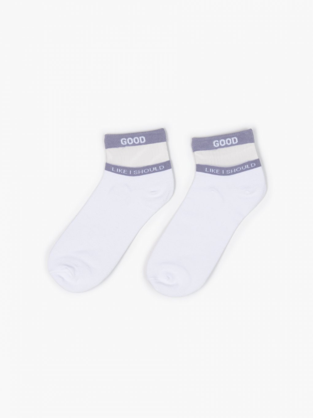 Socks with stripes