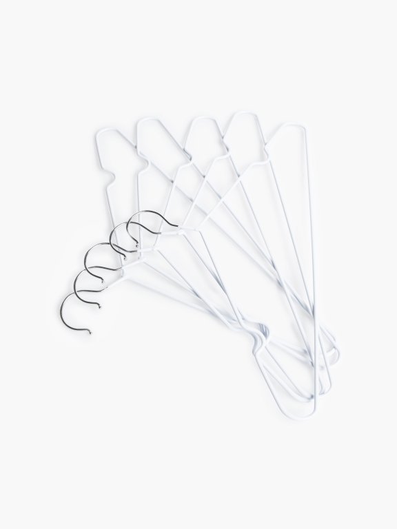 5-pack metal hangers
