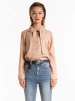 Bow tie blouse