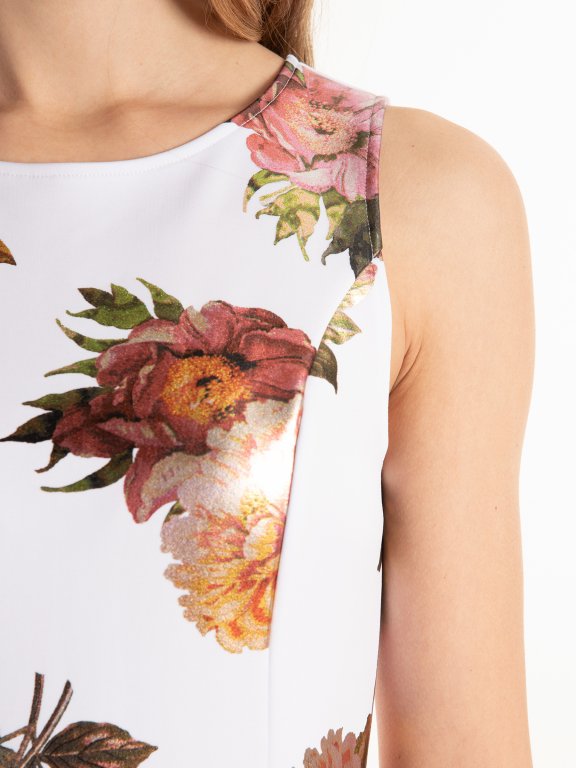 Šaty s kvetinovou potlačou