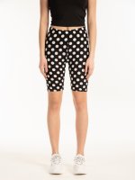 Polka dot cycling shorts