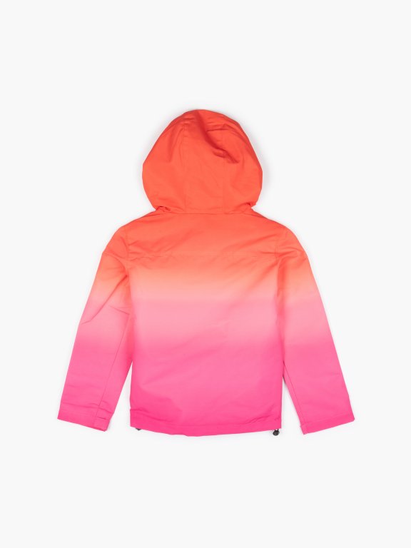 Dip dye print jacket