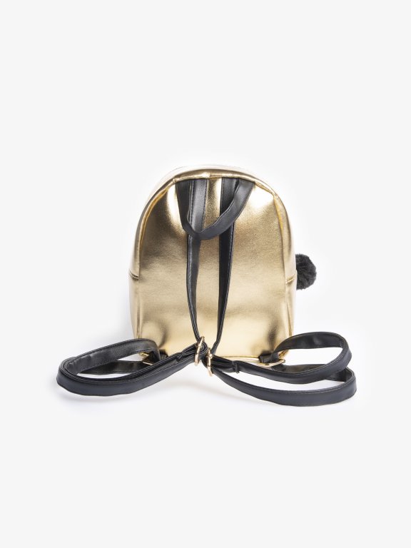 Metallic backpack