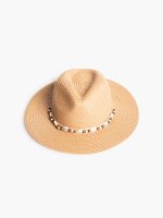 Fedora hat with shells