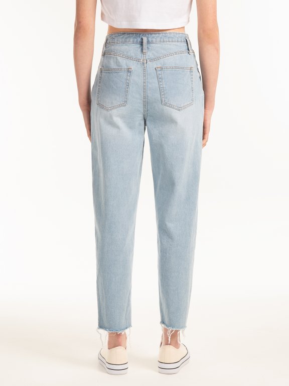 Cotton slouchy jeans