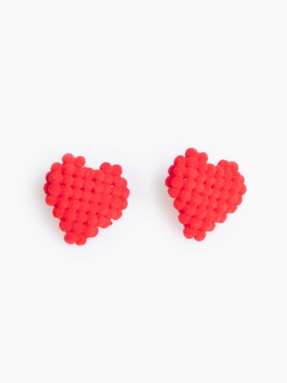 Kolczyki w kształcie serca