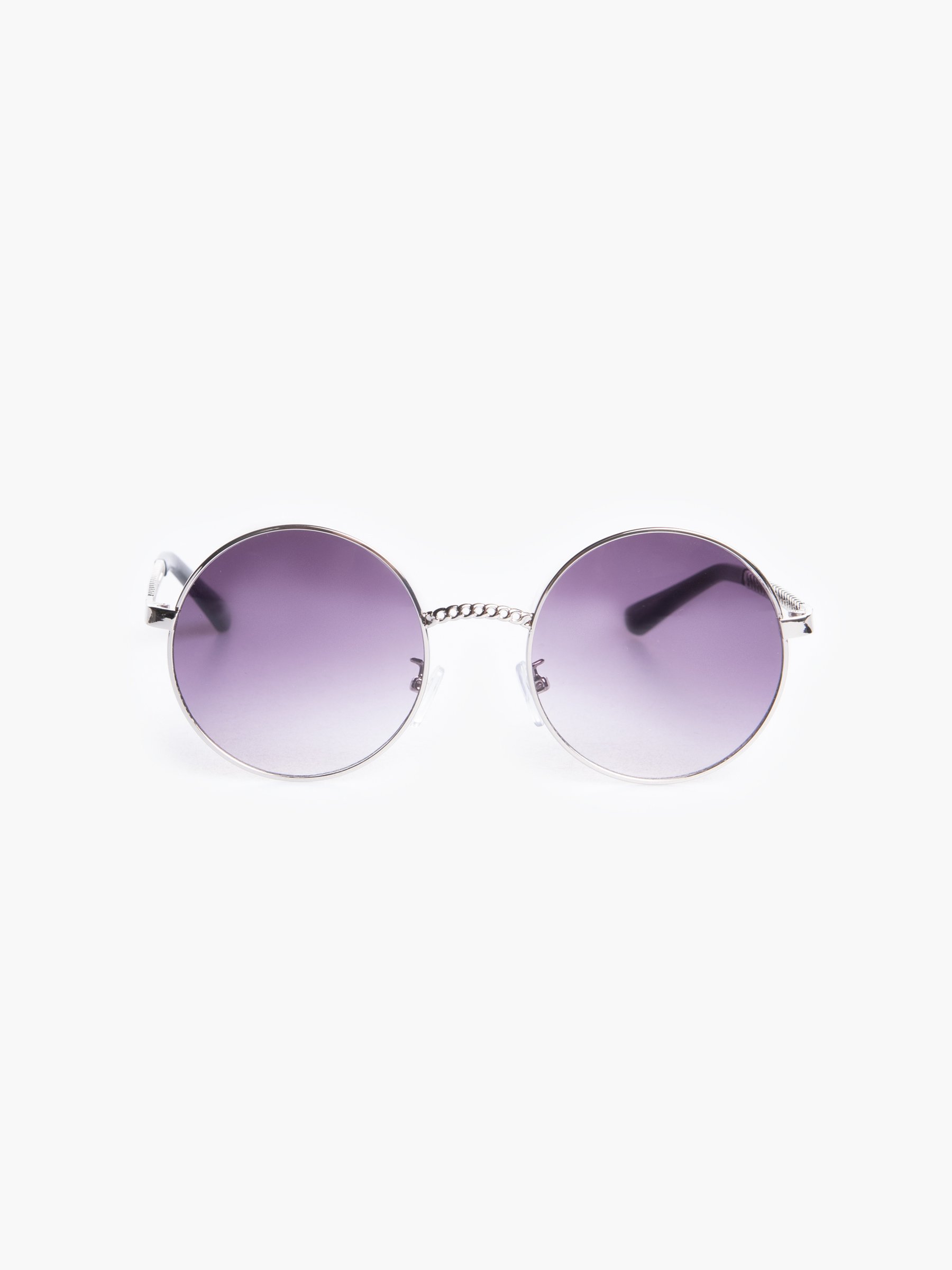 Round sunglasses with chain details | GATE