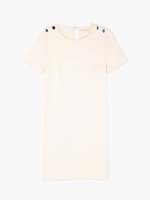 Plain dress with buttons