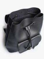 Vegan leather backpack