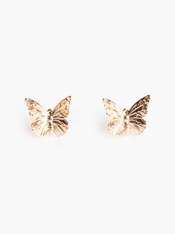 Kolczyki w kształcie motyla