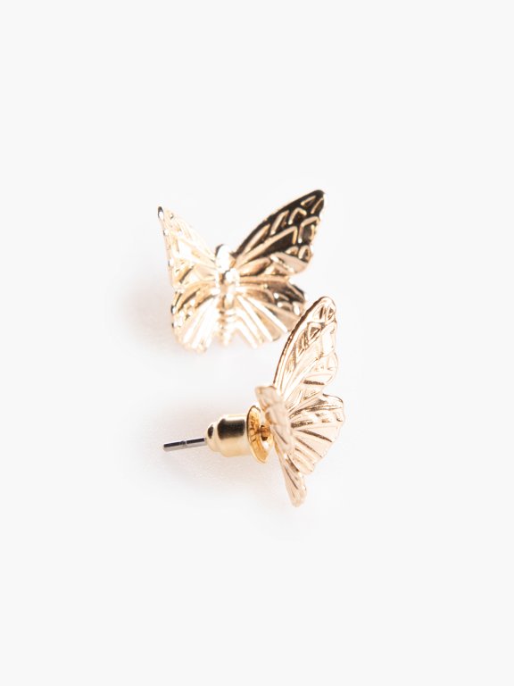 Kolczyki w kształcie motyla
