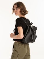 Vegan leather backpack