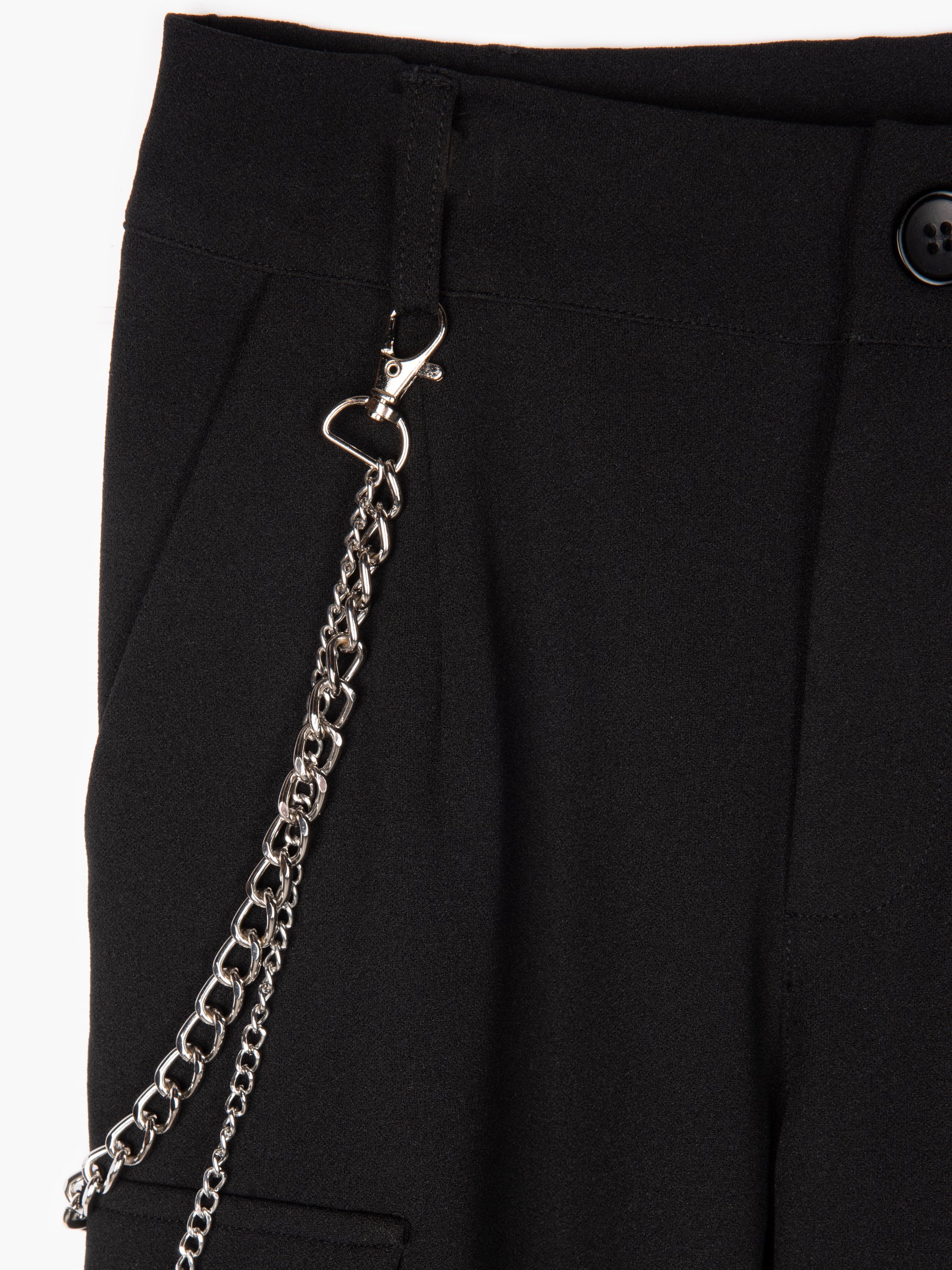 Amazon.com: RFXZSAQD Women Punk Cargo Pants Joggers Hippie Chain Pockets  Loose Black Capris Baggy Streetwear Oversize Hip Hop Trousers : Clothing,  Shoes & Jewelry