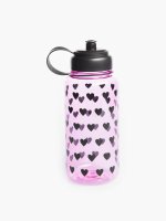 Bottle with hearts