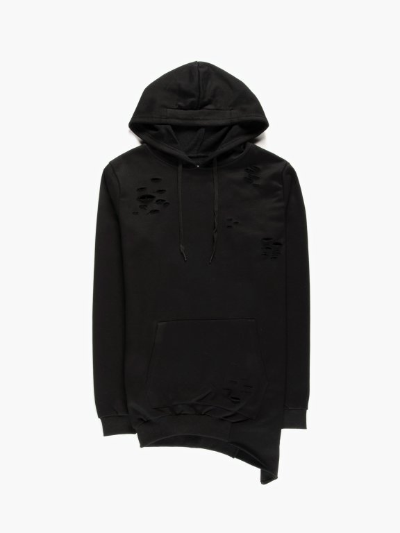 Distressed hoodie