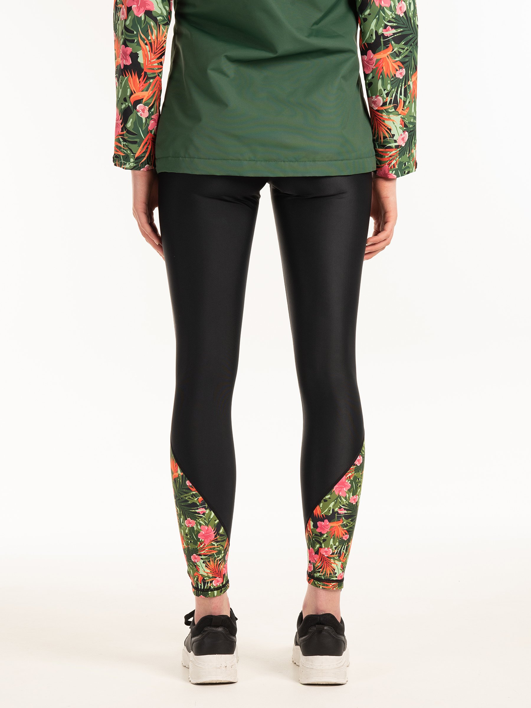 Leggings with floral print | GATE